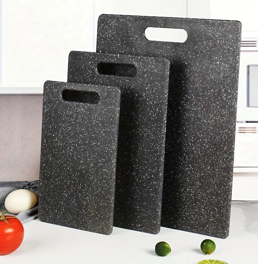 Set 3 tocatoare, Zola®, dimensiuni diferite, plastic fara BPA, negru granit Set 3 tocatoare, Zola®, dimensiuni diferite, plastic fara BPA, negru granit